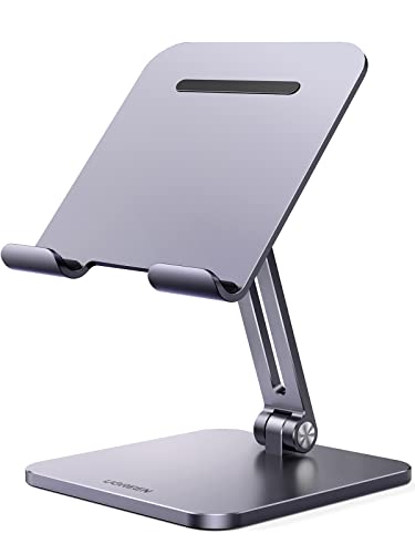 UGREEN Soporte Tablet Mesa Soporte para Móvil Soporte Plegable de Aluminio para Tablet de hasta 12,9