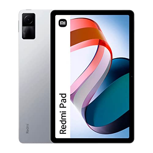 Xiaomi L83 Redmi Pad Tablet, Resolución de 1200 x 2000, Frecuencia de Actualización de 90 Hz, Color Plata Claro de Luna, 4 GB - 128 GB