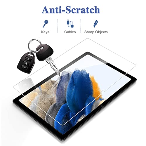Gerutek [2 Piezas Protector Pantalla para Samsung Galaxy Tab A8 10.5 pulgadas 2021 (SM-X200/X205), 9H, Antiarañazos, Ultra Transparente Cristal Pantalla Vidrio Templado para Samsung Tab A8 10.5