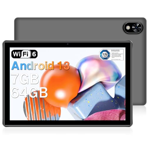 DOOGEE Tablet Baratas y Buenas U9 2024, 7GBRAM+64GBROM(TF 1TB) TUV Certificado, 5060mAh Batería Tablet Infantil Android 13 Pantalla IPS 10.1