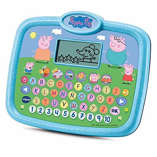 VTech - La Tablet educativa de Peppa Pig, Juguete Educativo para niños +3 años, aprende Las Letras y los números, versión ESP (3480-546622)